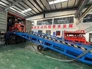 Mobile Container Load Ramp Manual Hydraulic Lift Table With Motor Gear Mobile Boarding Bridge Forklift Ramp