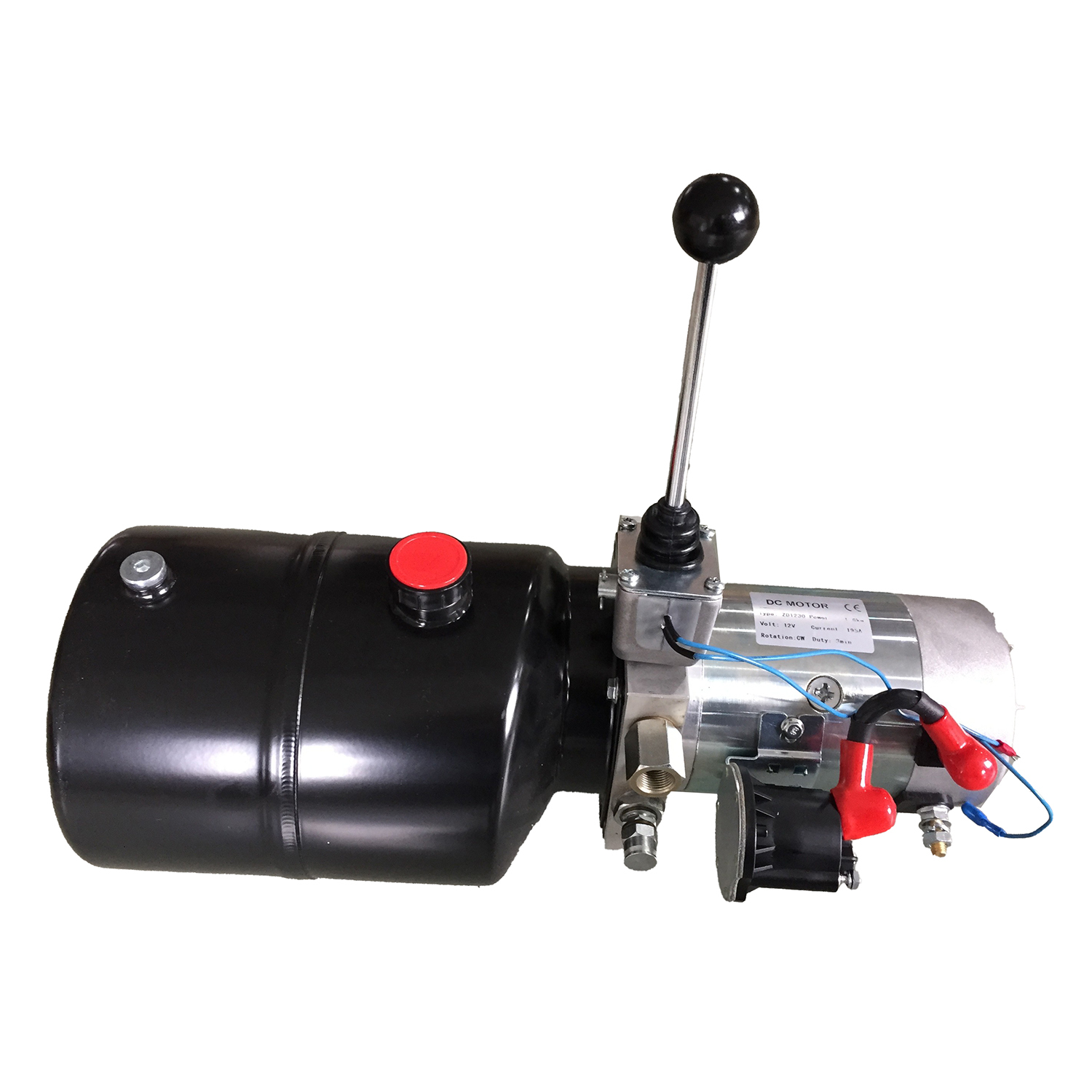 Forklift Single Acting Mini 12vdc Hydraulic Power Packs With Steel Tank